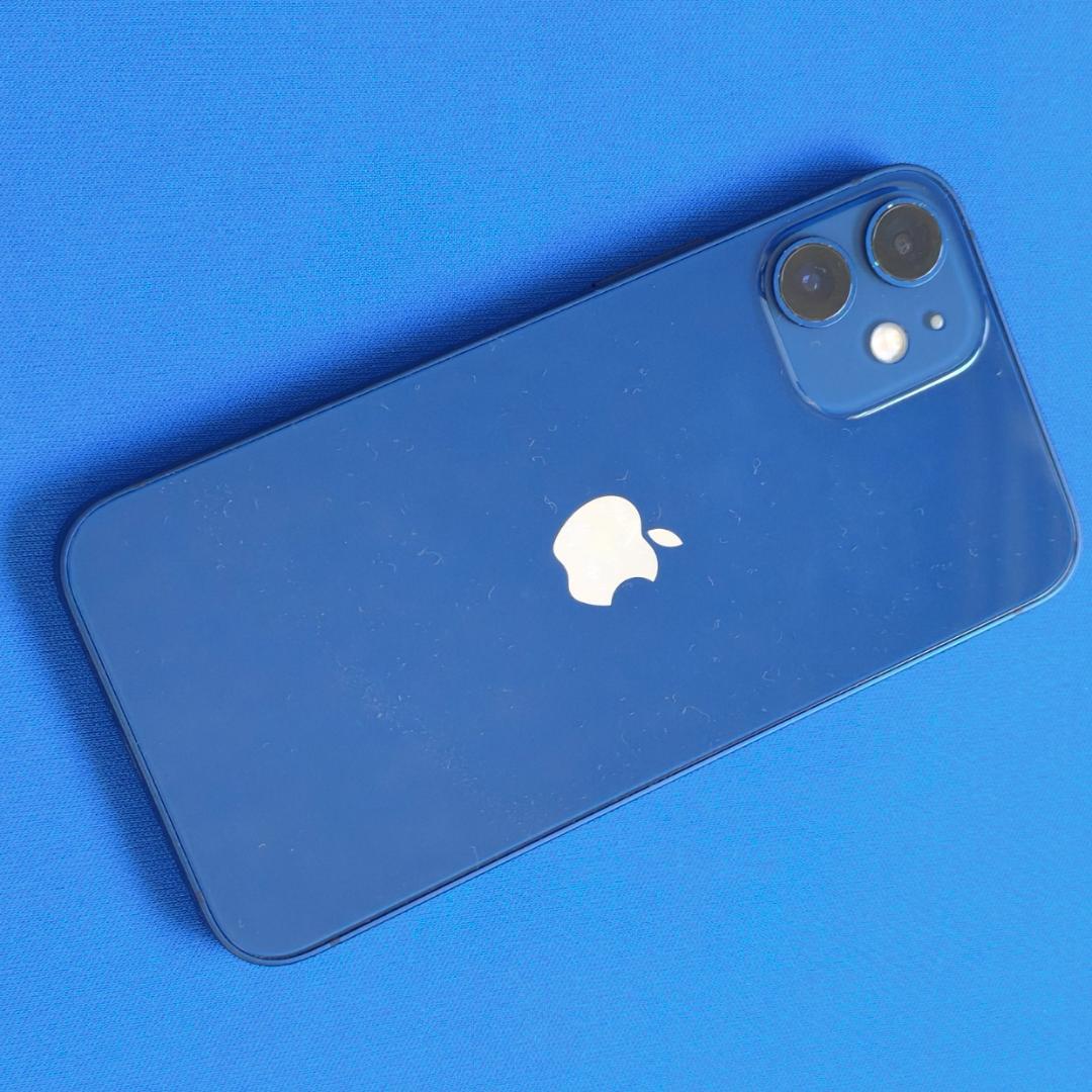 iPhone 12 mini 64GB ブルー 本体 美品 バッテリー74%