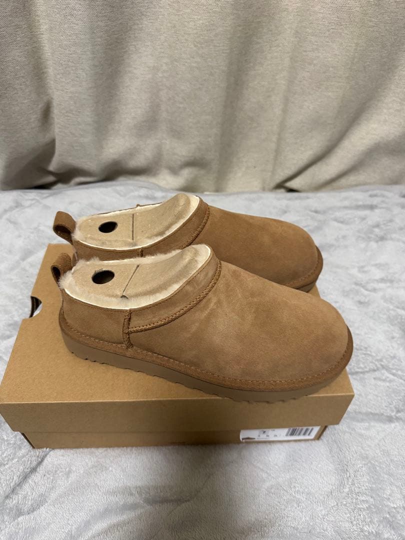 ミディアムブラウン ムートンブーツ サイズ9 / 27