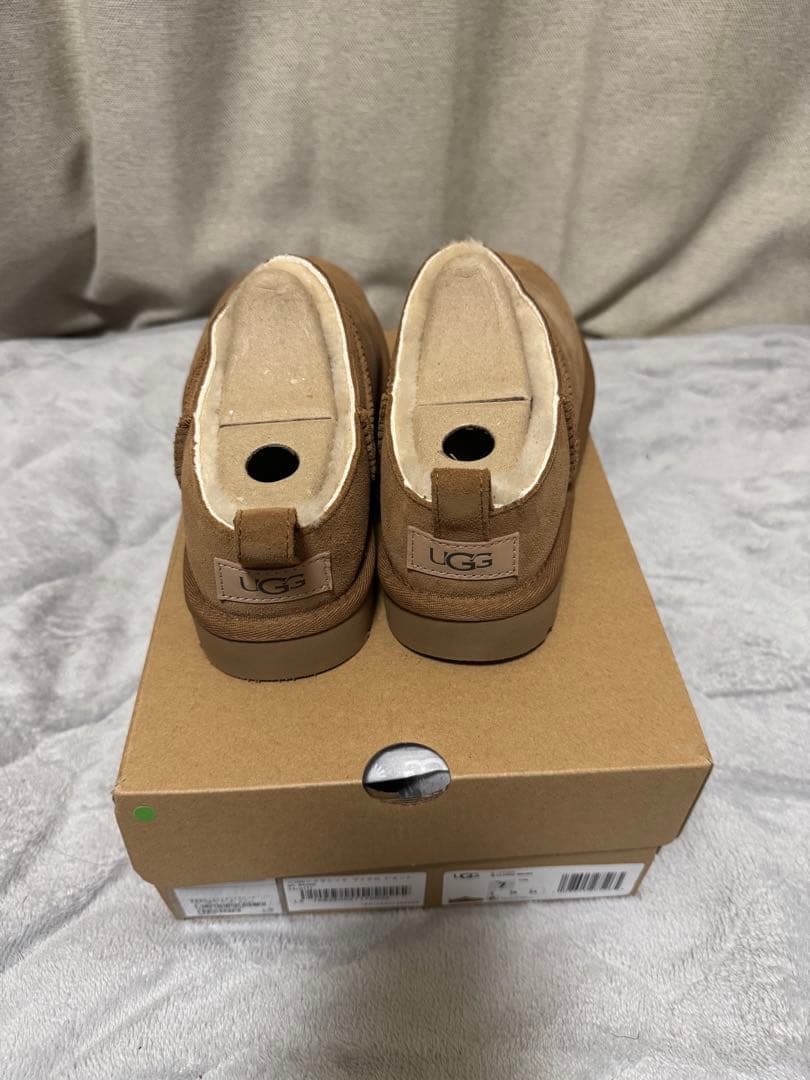 ミディアムブラウン ムートンブーツ サイズ9 / 27