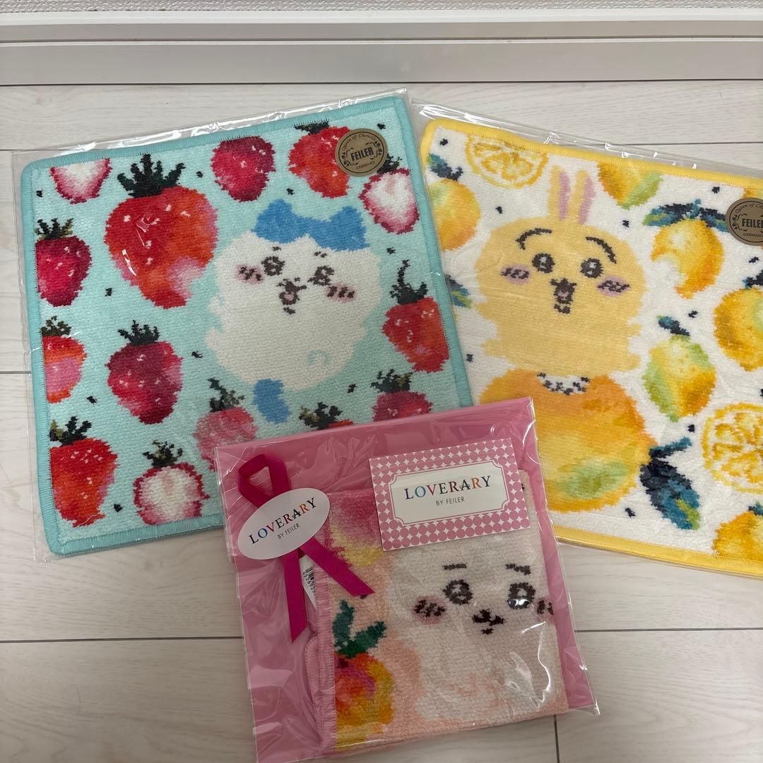 ラブラリーバイフェイラー LOVERARYBYFEILERちいかわタオルハンカチ