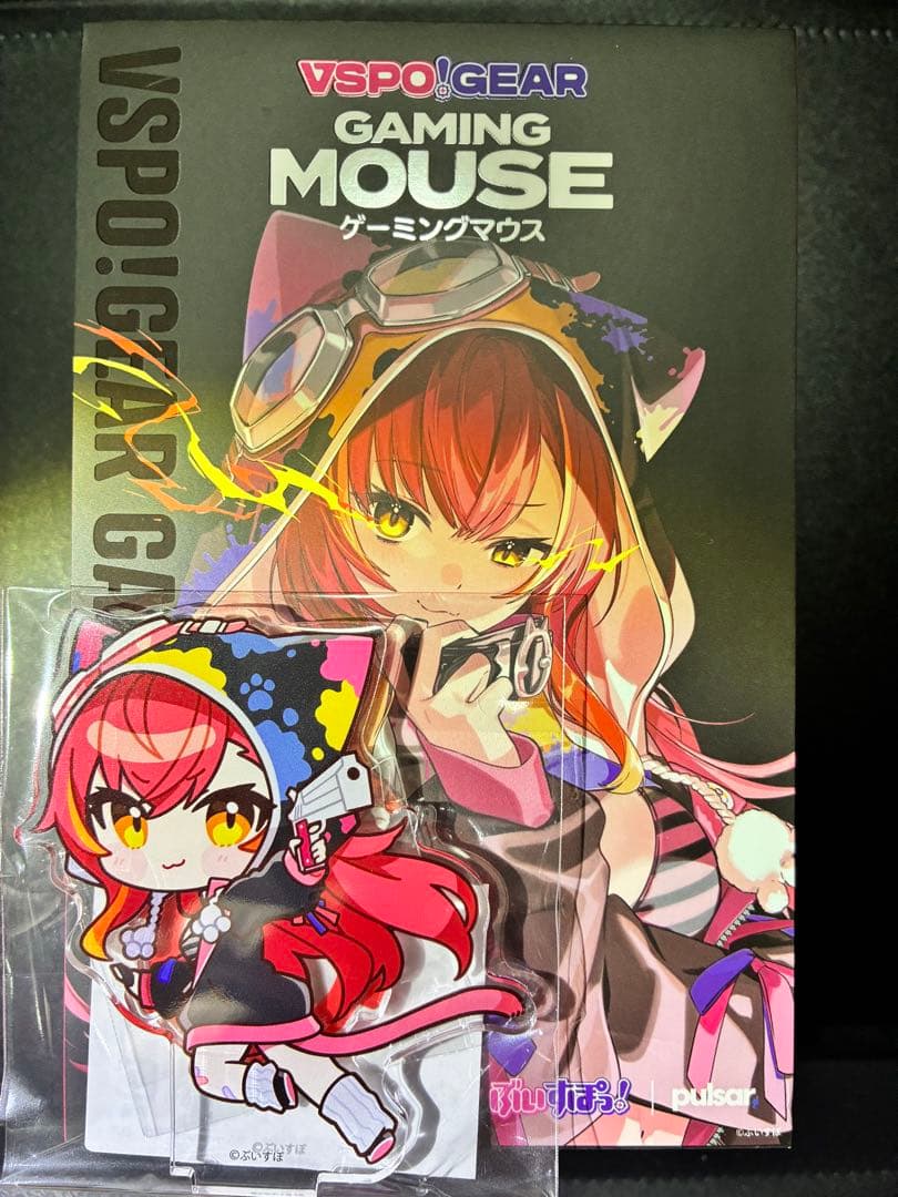 ぶいすぽっ! ゲーミングマウス 猫汰つな　ドングルアクスタセット