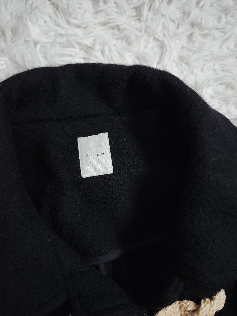 休日と詩　ウール　ダッフルコート