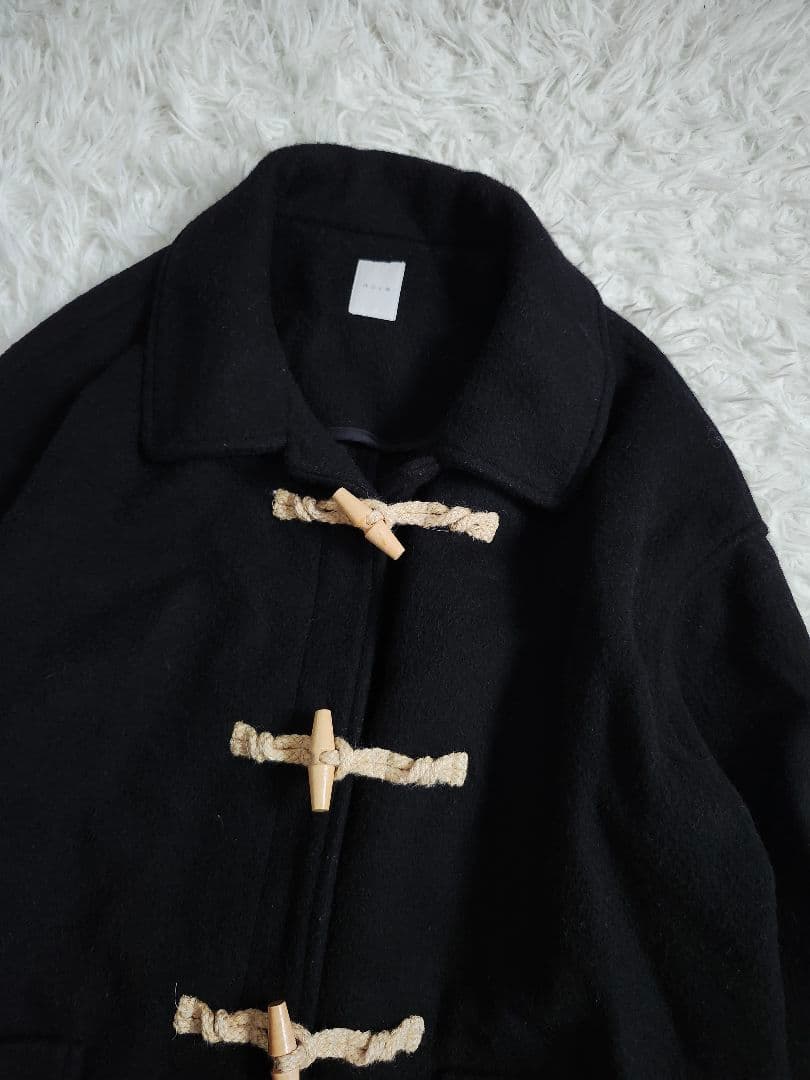 休日と詩　ウール　ダッフルコート