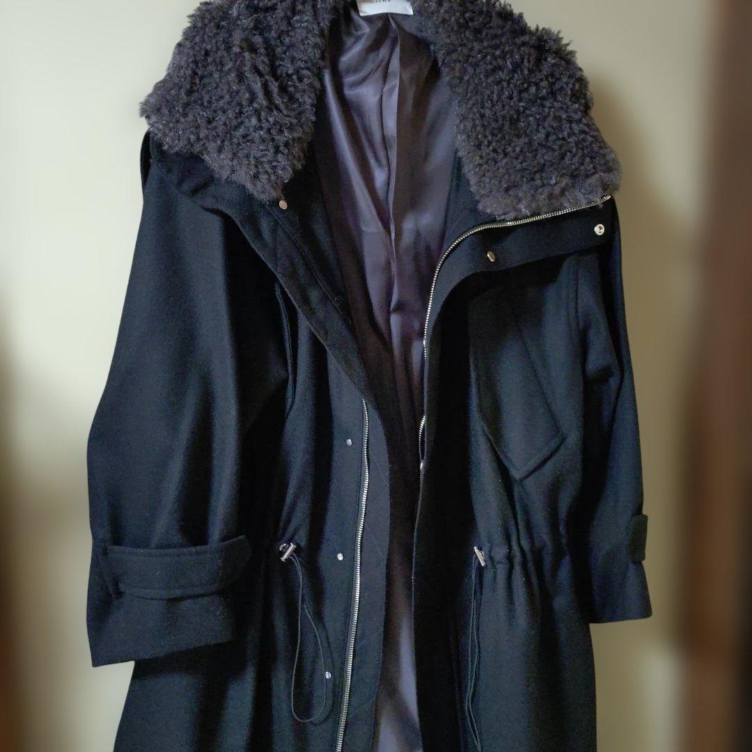 IENA　新品タグ付き　ウーステッドフランネルモッズコート◆