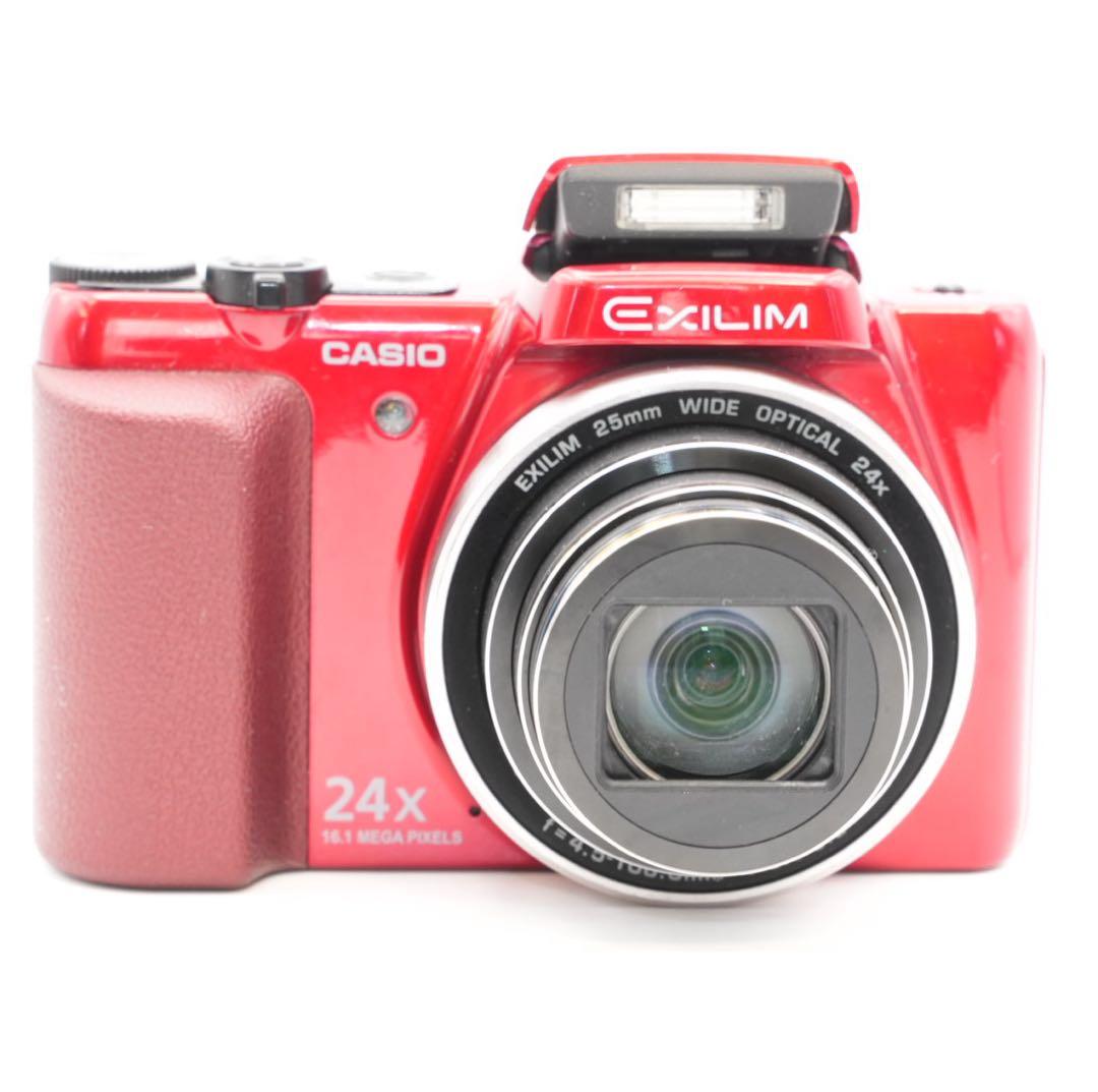 【動作品】CASIO EXILIM EX-H60 デジカメ 赤 作例アリ