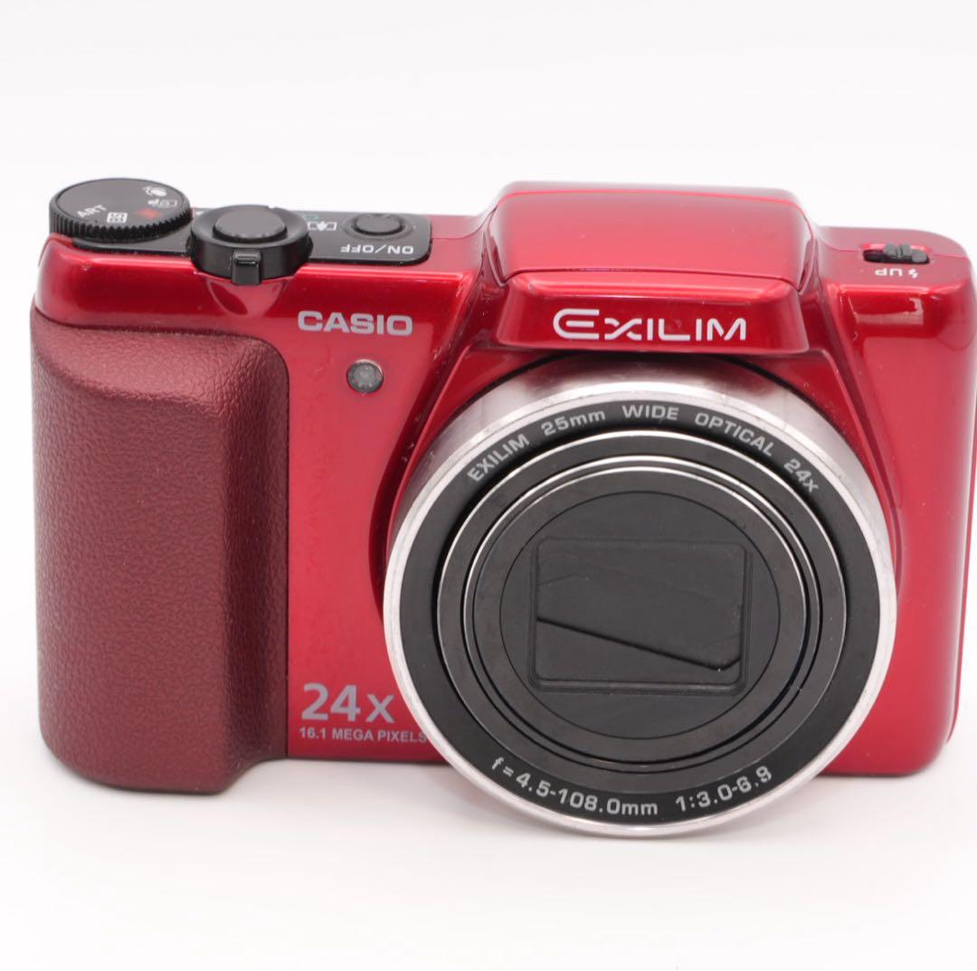 【動作品】CASIO EXILIM EX-H60 デジカメ 赤 作例アリ