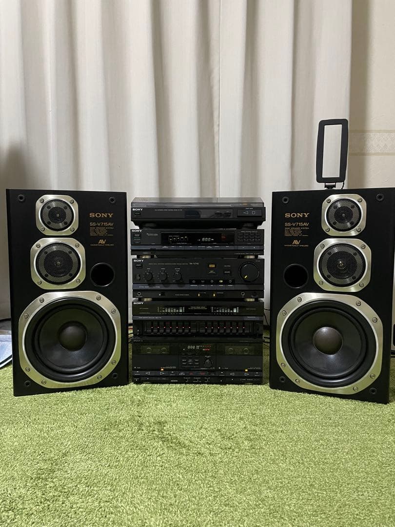 【ジャンク】SONY システムコンポ セット ST-V715TV TA-V715