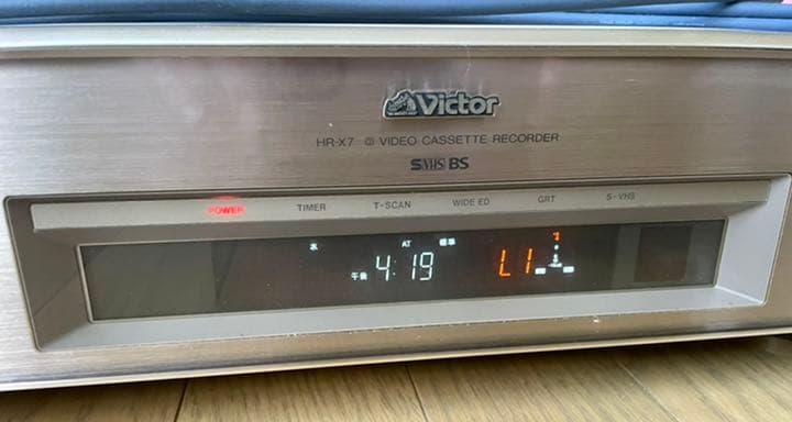 よ*ん様 完動Victor ビデオデッキ HR-X7 究極キャプセット　美品　9