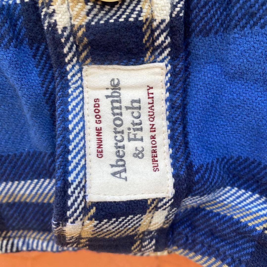 5店舗限定新品Abercrombie & Fitch 厚手チェックネルシャツ