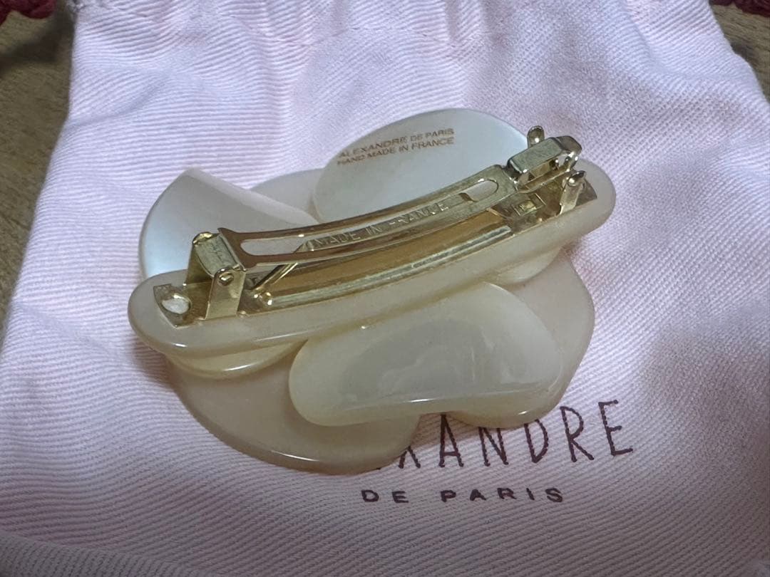 ALEXANDRE de PARIS カメリアバレッタ　アレクサンドルドゥパリ