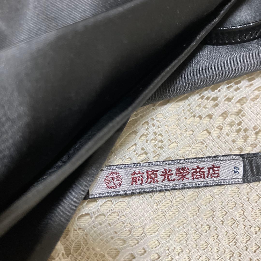 前原光榮商店　メンズ雨傘　シャンブレイ　折りたたみ傘