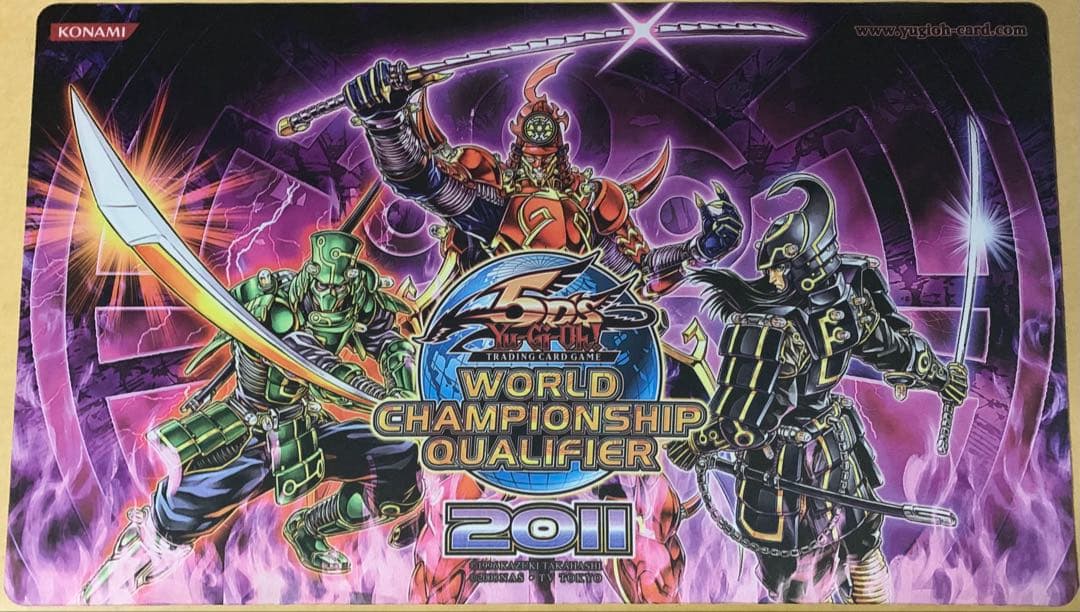 遊戯王 プレイマット WCQ2011 真六武衆 シエン キザン エニシ
