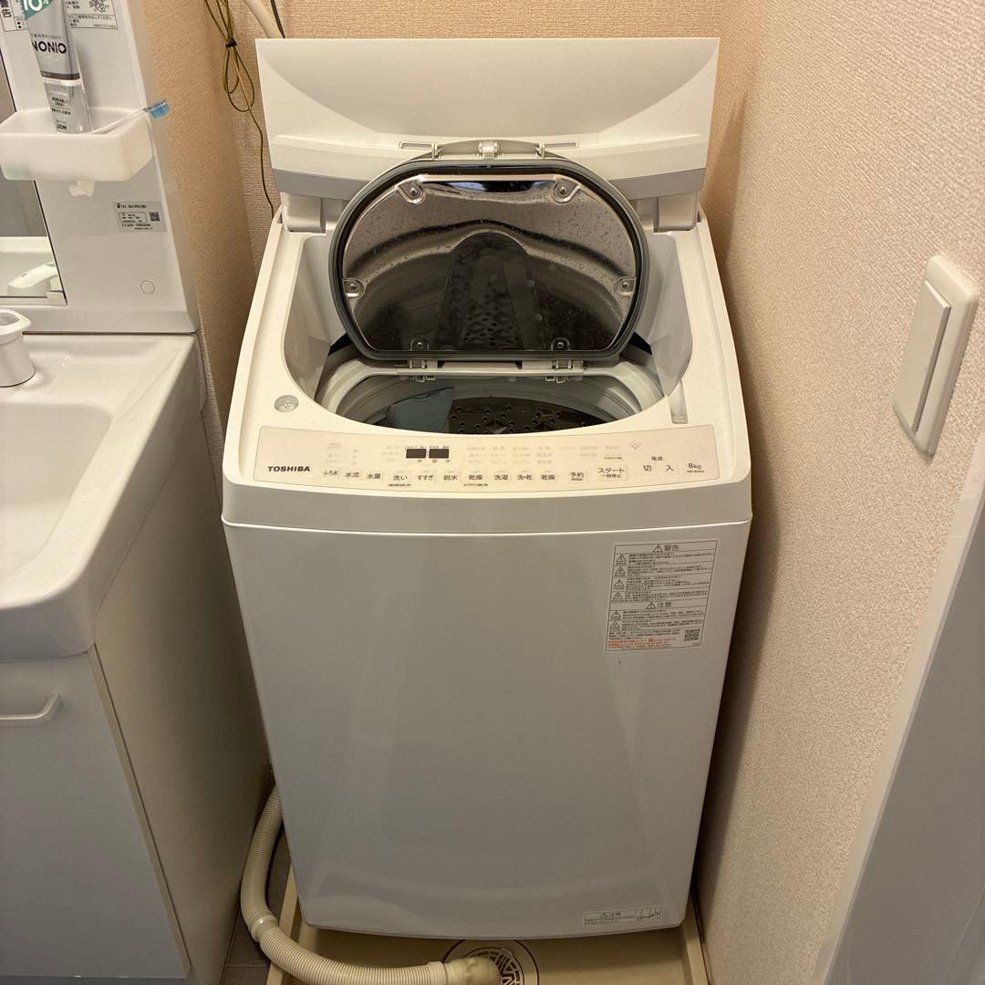 TOSHIBA 縦型洗濯機 AW-8VH4 本体