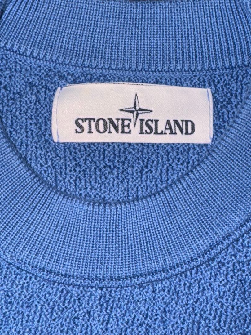 STONE  ブルー テリー トレーナー