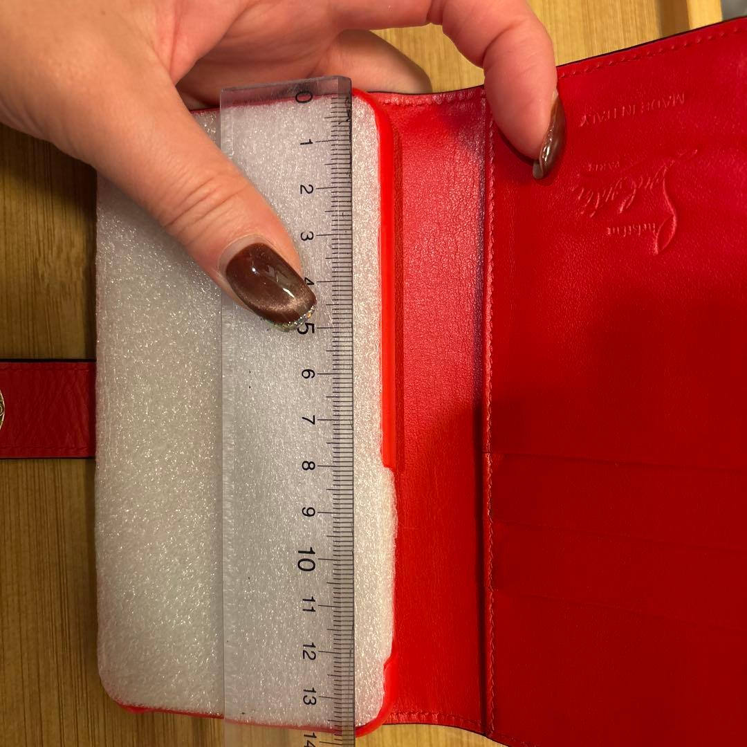 【新品未使用】　Christian Louboutin 手帳型ケース 黒