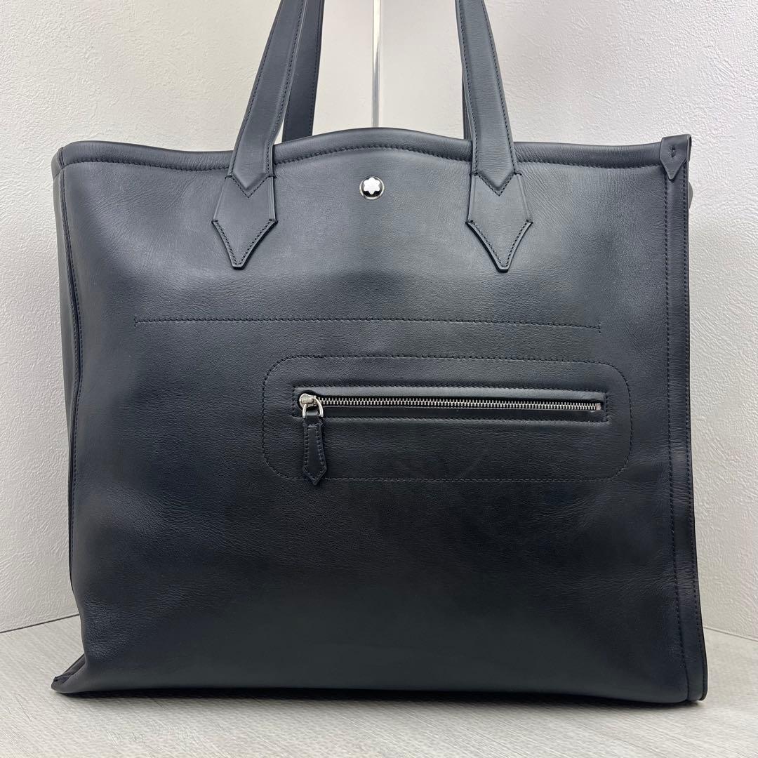 現行・極美品✨ MONTBLANC モンブラン トートバッグ ソフト ミディアム