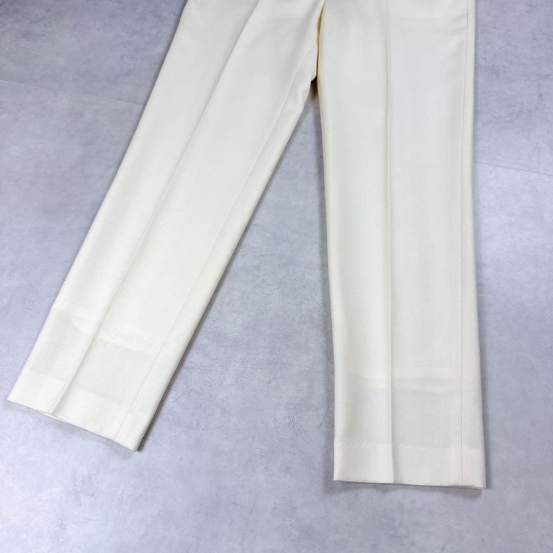 美品✨トゥモローランド　ウールサキソニー ノーカラージャケット　シガレットパンツ