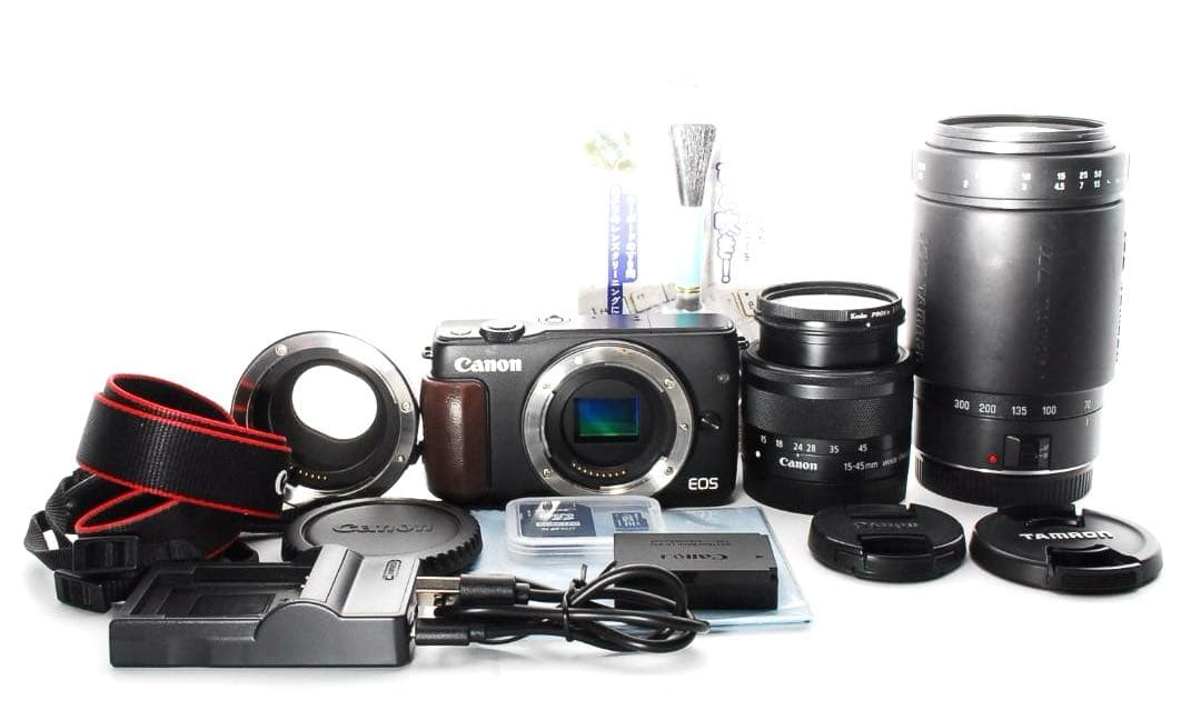 Canon EOS M10✨ミラーレスカメラ スマホ転送　ダブルズームキット