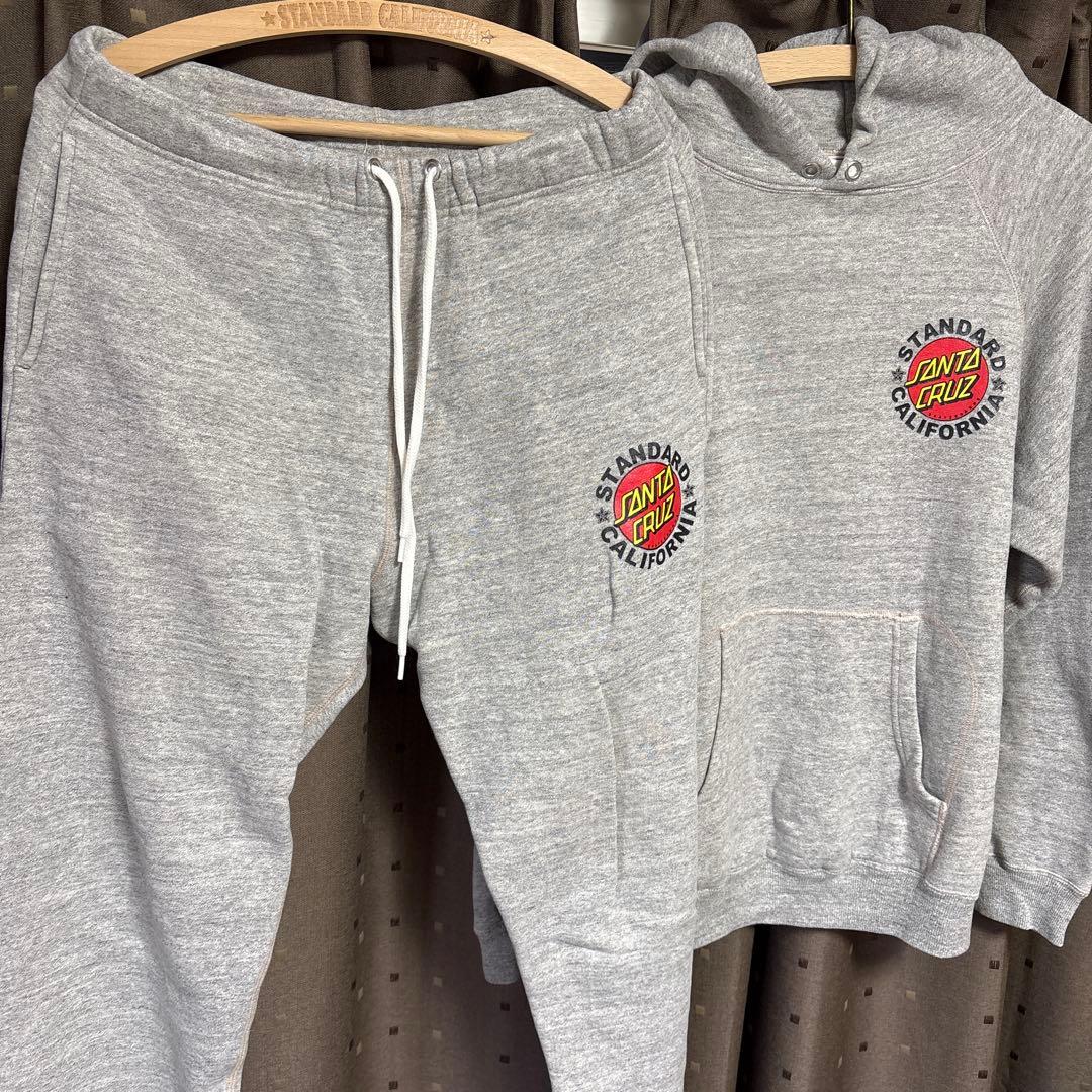 スタンダードカリフォルニア サンタクルーズ パーカー、スウェットパンツ上下セット