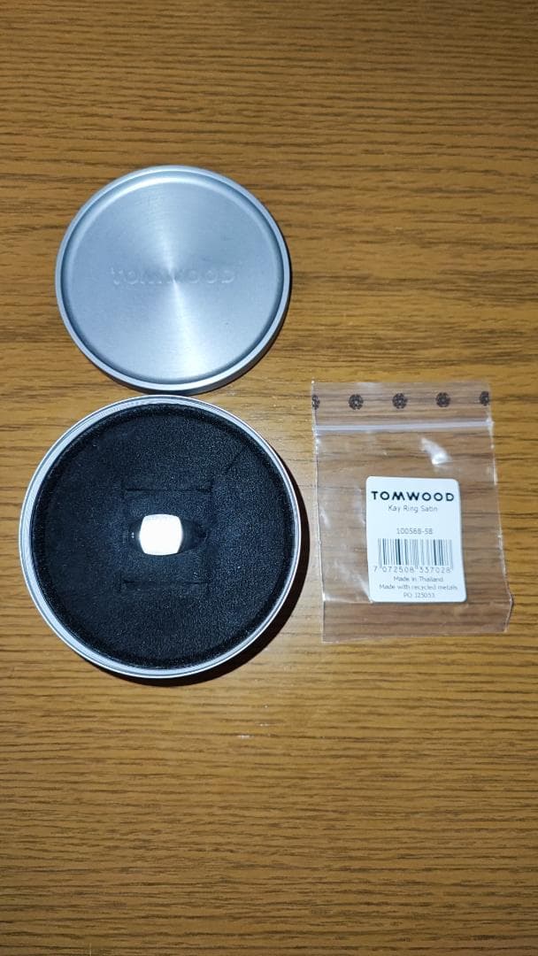 【極美品】TOM WOOD Kay Ring Satin 58サイズ