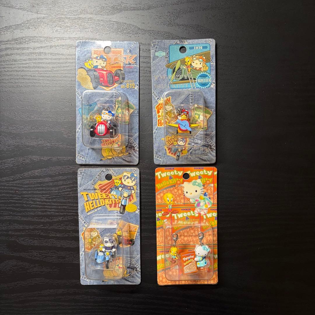 【激レア】トゥイーティー キティ コラボ ファスナーマスコット 4個セット