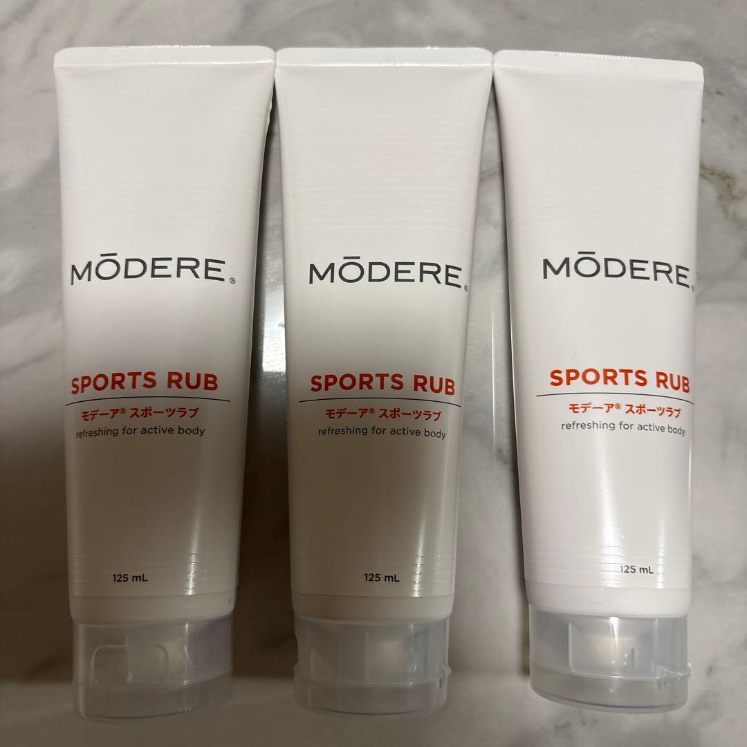 モデーア　スポーツラブ（クリーム）125mL 3本セット