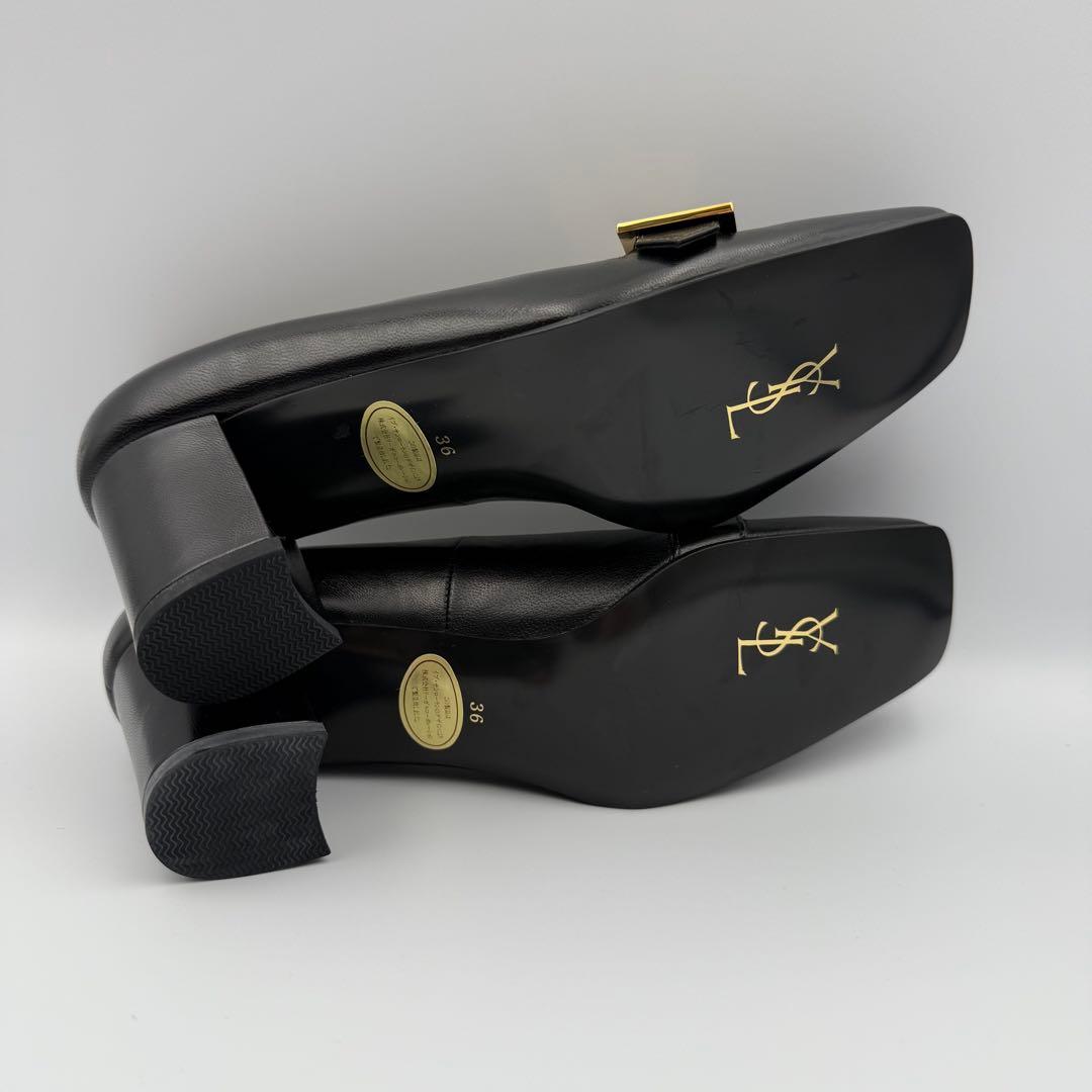 【YSL】未使用品　イヴサンローラン　パンプス　ブラック　36　23cm相当