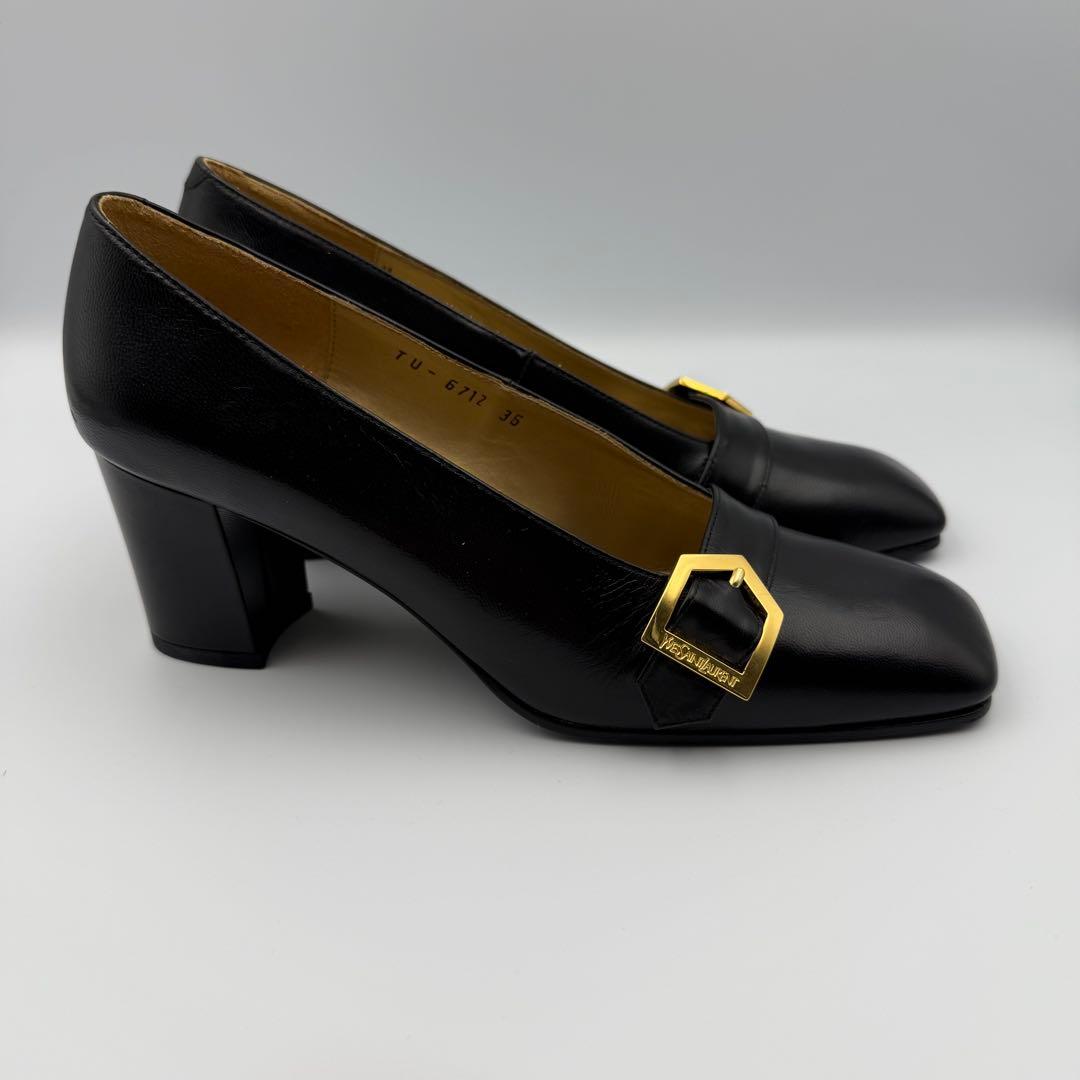 【YSL】未使用品　イヴサンローラン　パンプス　ブラック　36　23cm相当