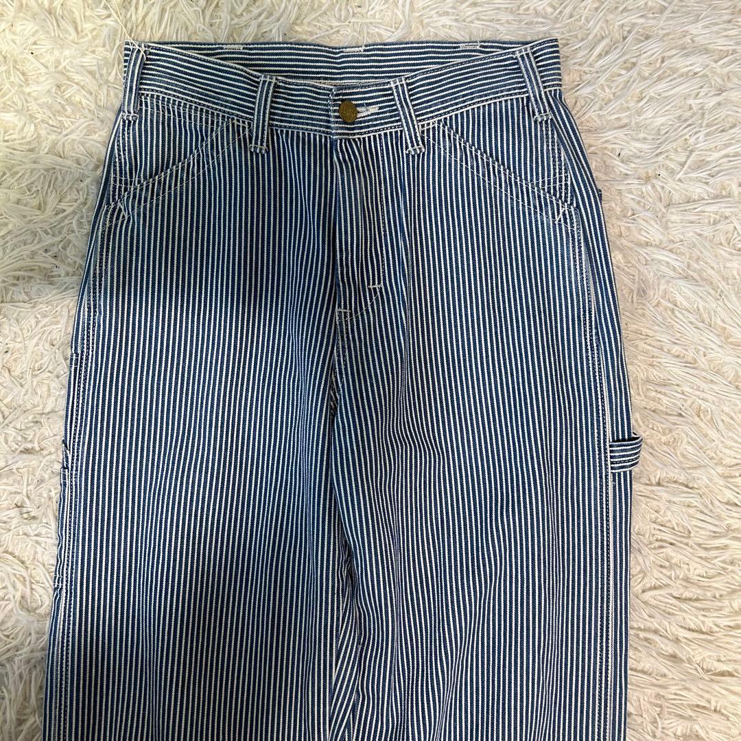 【美品】Lee LL6288 ヒッコリー デニム ペインターパンツ サイズXS