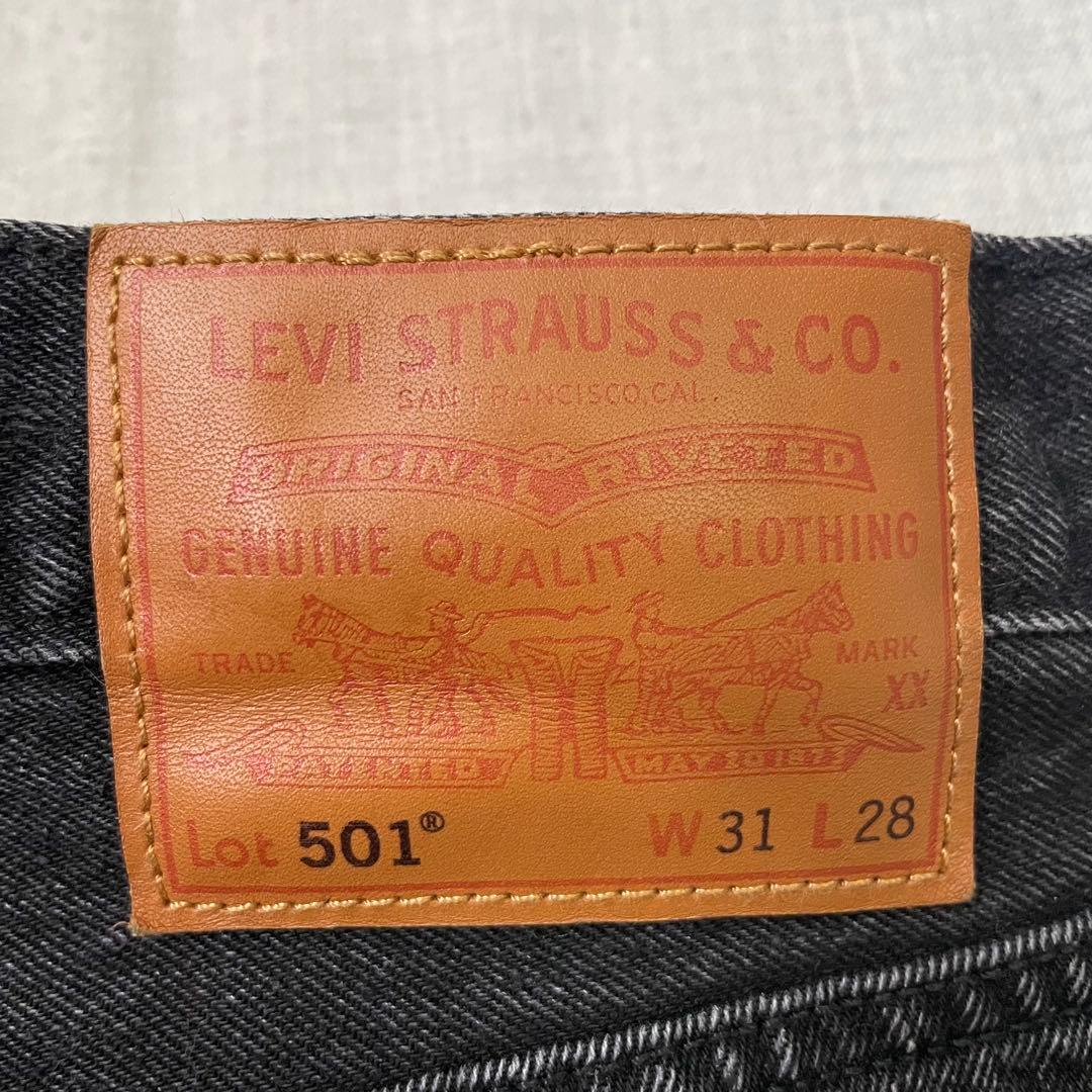 【赤耳あります】リーバイス エディフィス別注 501 ブラック W31 L28