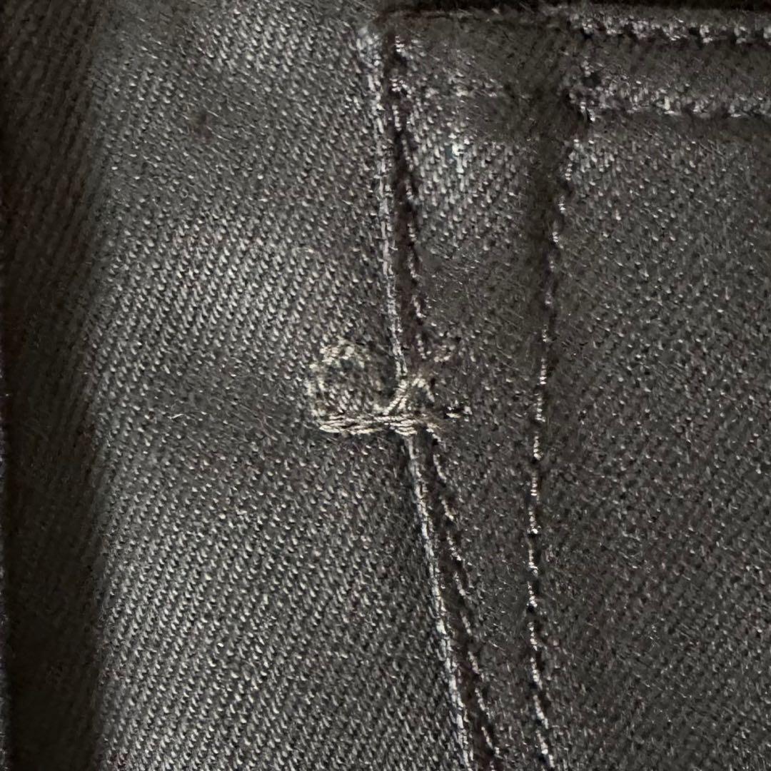 【新品・未使用】 45R おこめデニムの比古比女スリム 後染め ジーンズ 日本製