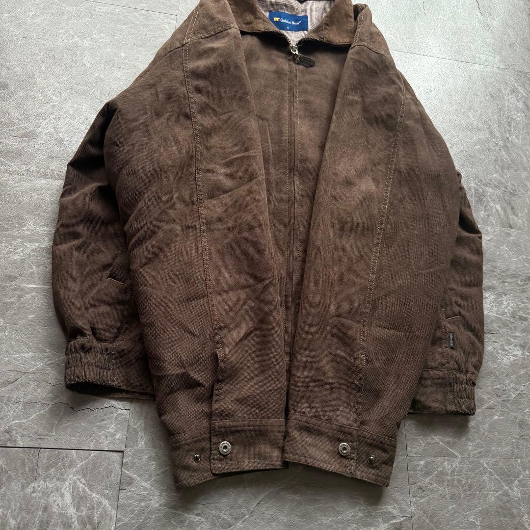 Golden Bear 短丈　スエード　ハリントンジャケット