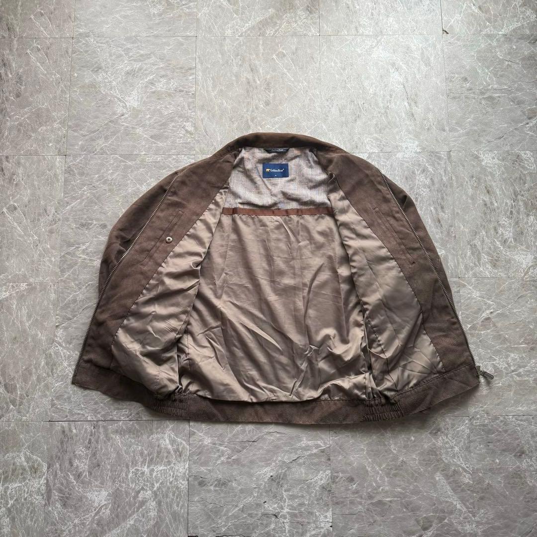 Golden Bear 短丈　スエード　ハリントンジャケット