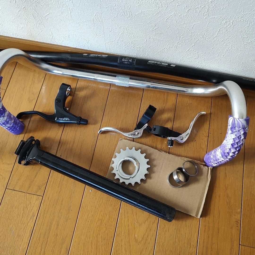 ヒュウ 　送料込み パシュートフレーム ピストバイク