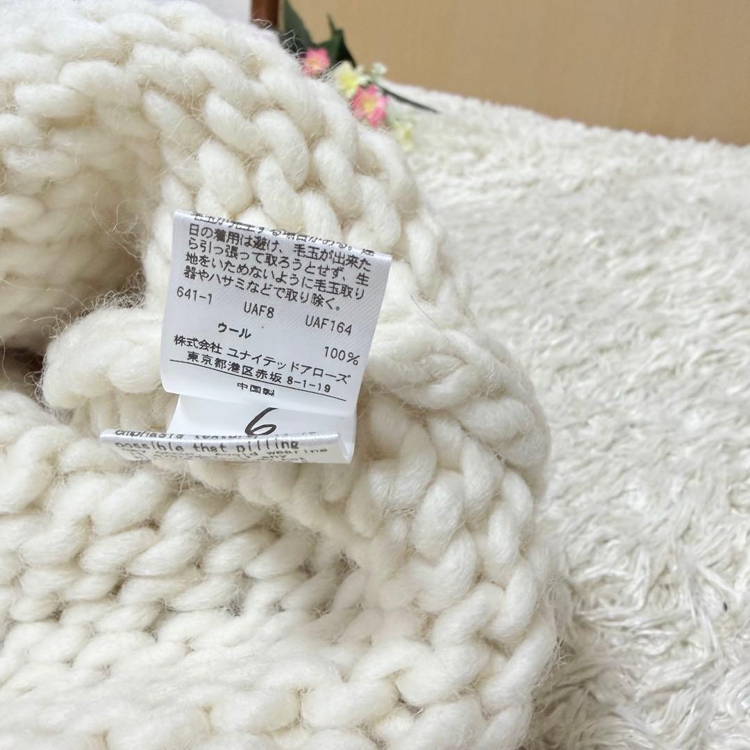 6(ROKU) WOOL ROVING KNIT PULLOVER/ニット