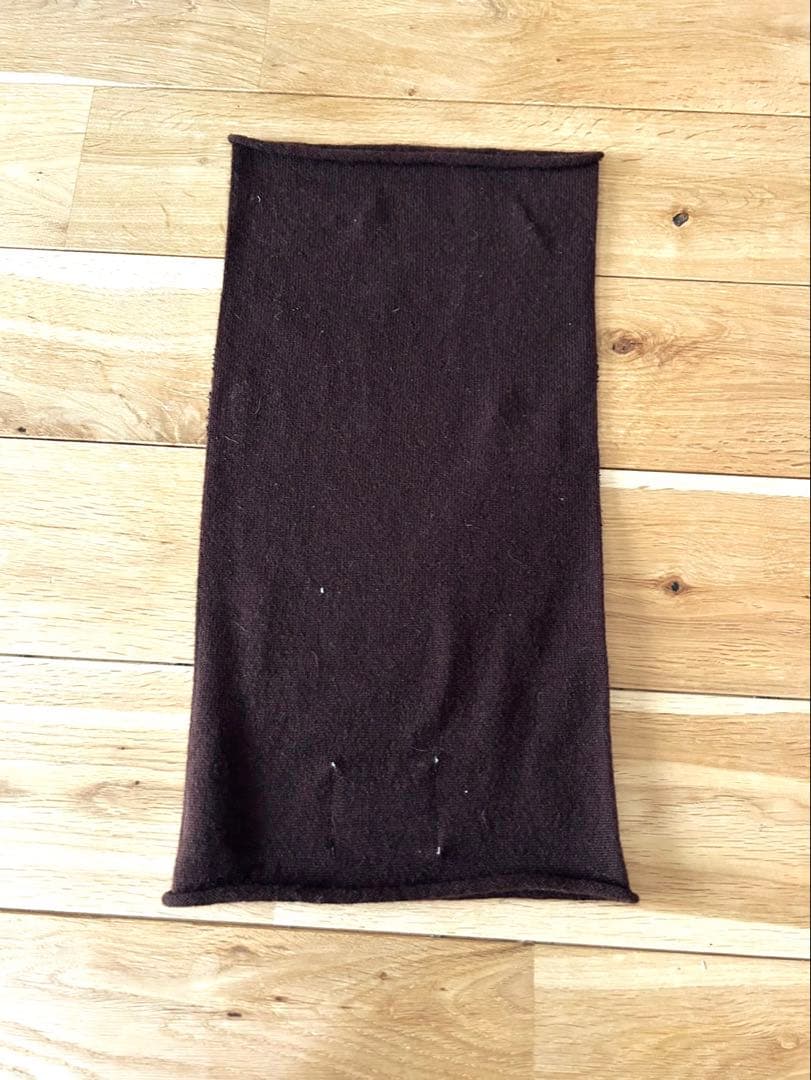 【新品】タカヒロミヤシタザソロイスト ネックウォーマー ブラウン