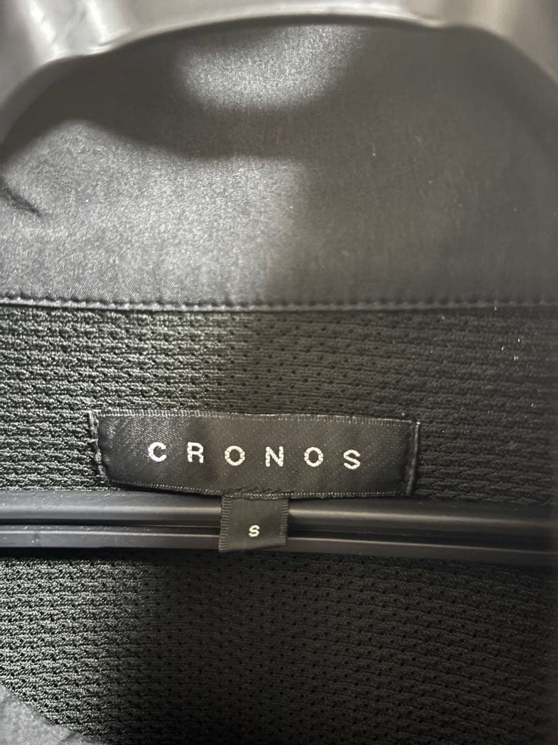CRONOS クロノス ストレッチ ウィンドブレーカーナイロンジャケット黒S