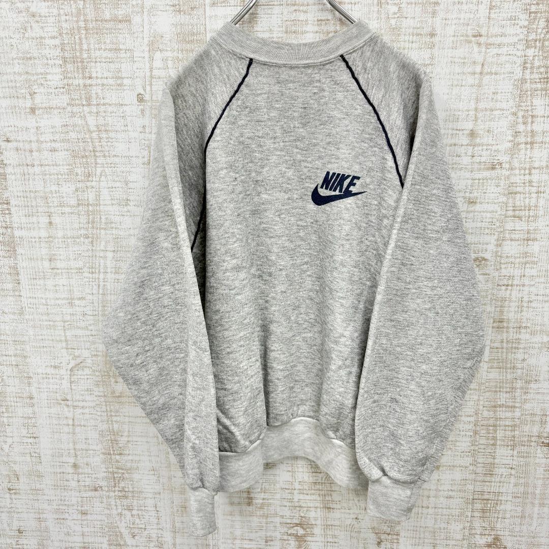 HS116《USA製》ナイキ　スウェットトレーナー　オレンジタグ　70s