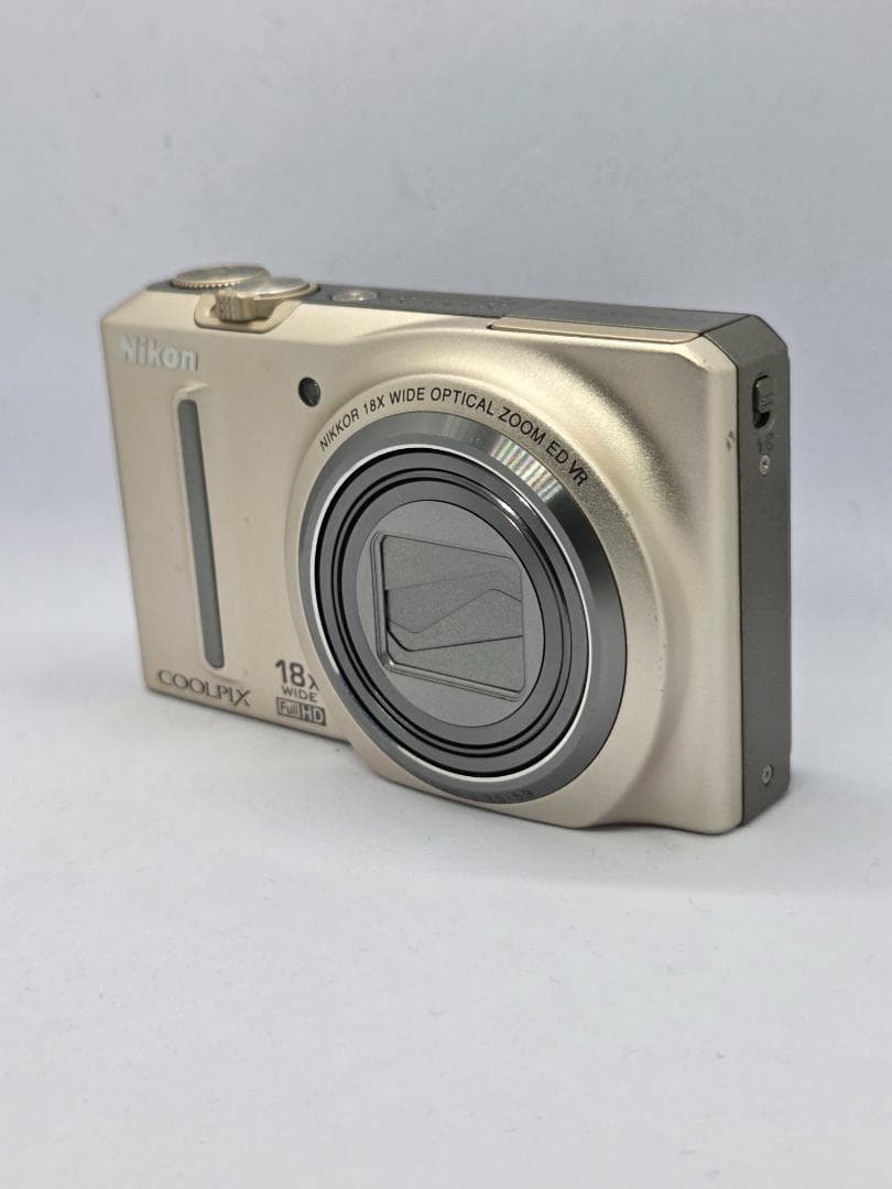 【スマホ転送OK】ニコン Nikon COOLPIX S9100 ゴールド