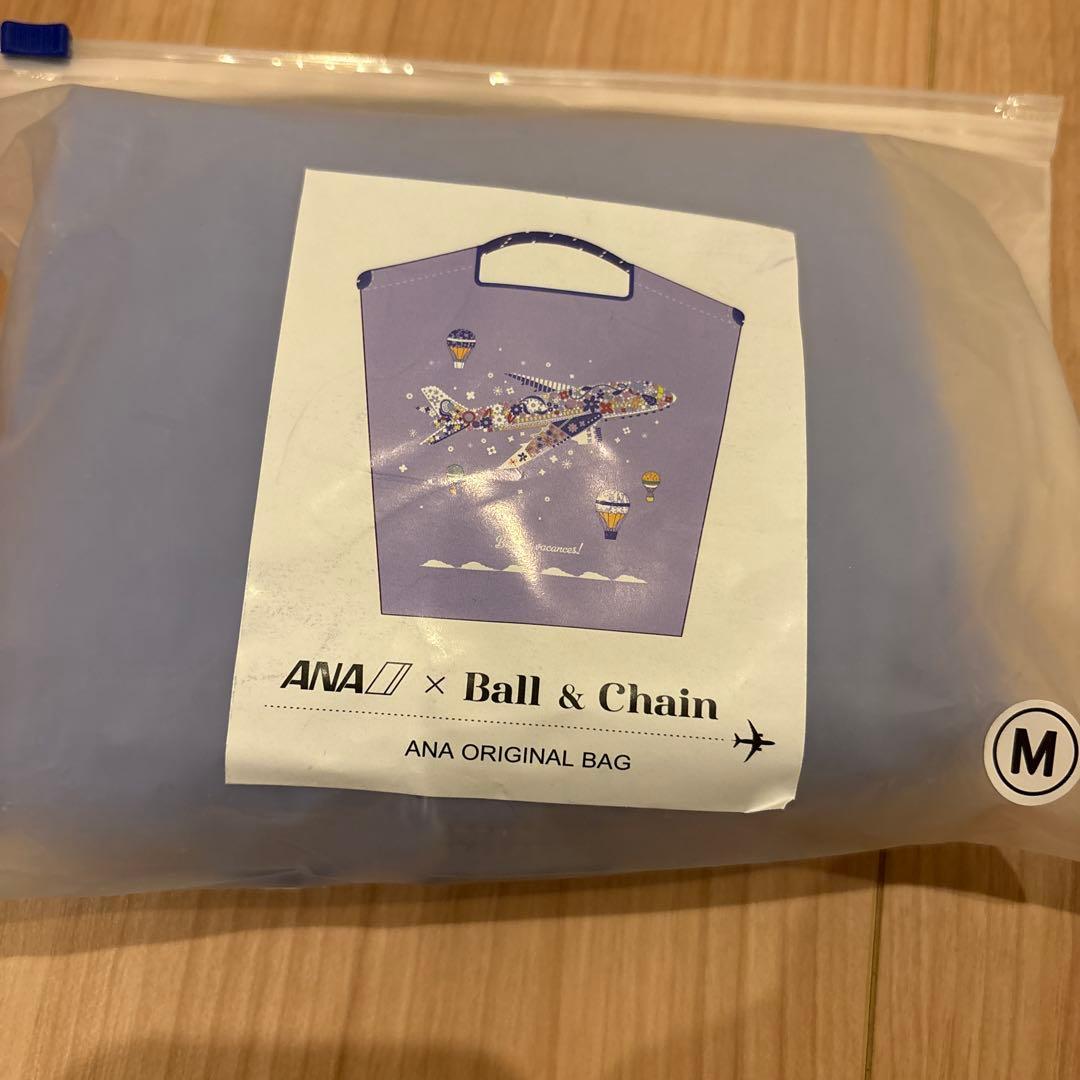 国際線限定 機内販売 ANA ボールアンドチェーン　コラボエコバッグ　未使用