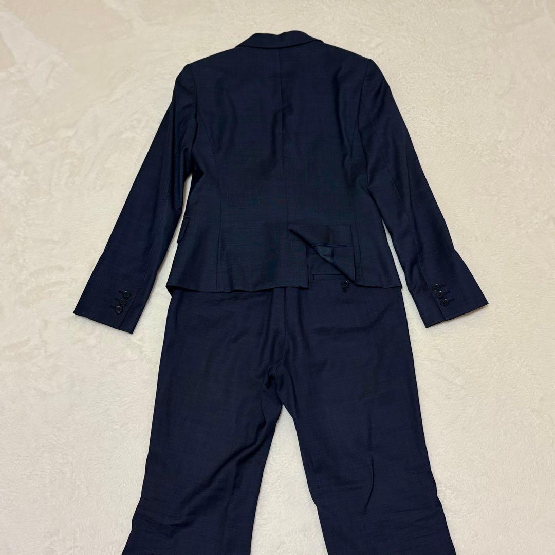 スーツカンパニー READ 【上42 下40】 ウール100 パンツスーツ 濃紺