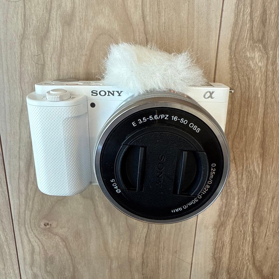 SONY ZV-E10レンズキット　シューティンググリップセット　白