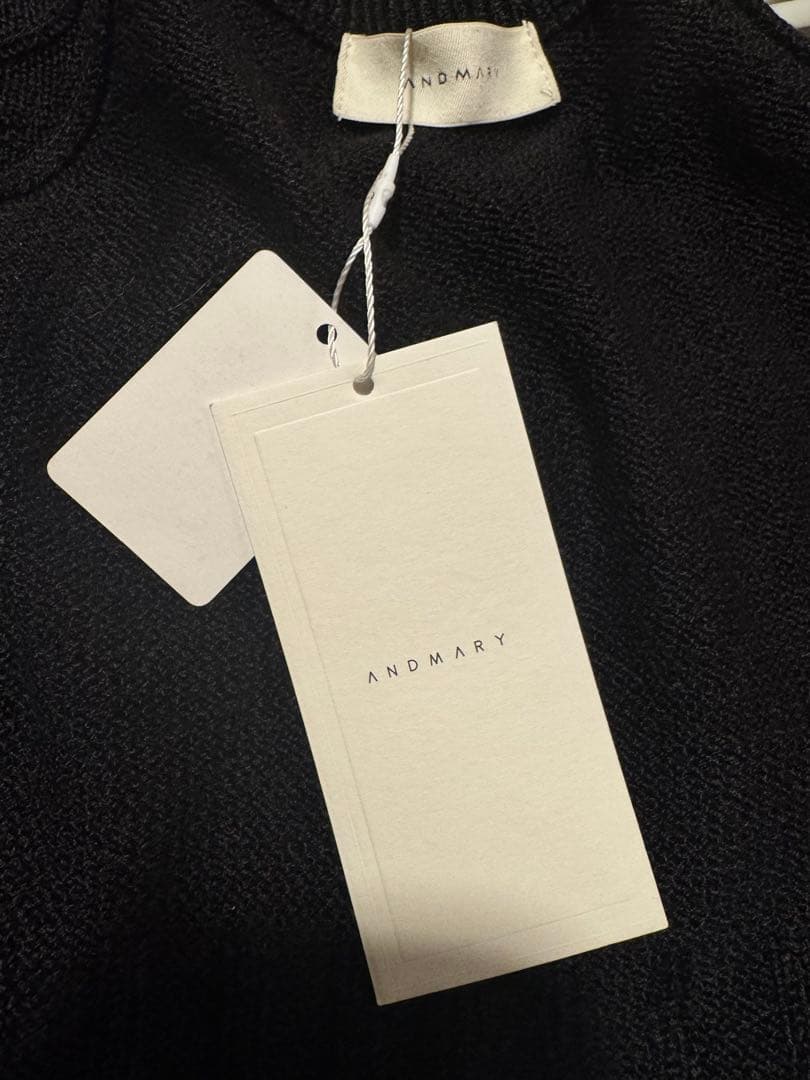 トップス ANDMARY Mary logo knit tops