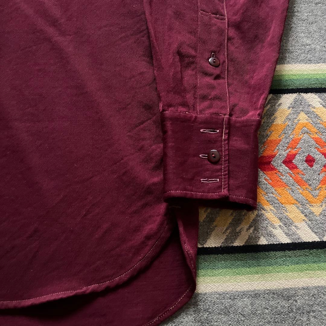 40s ペンドルトン ウール ギャバジン シャツ /ボードシャツ 50s 60s