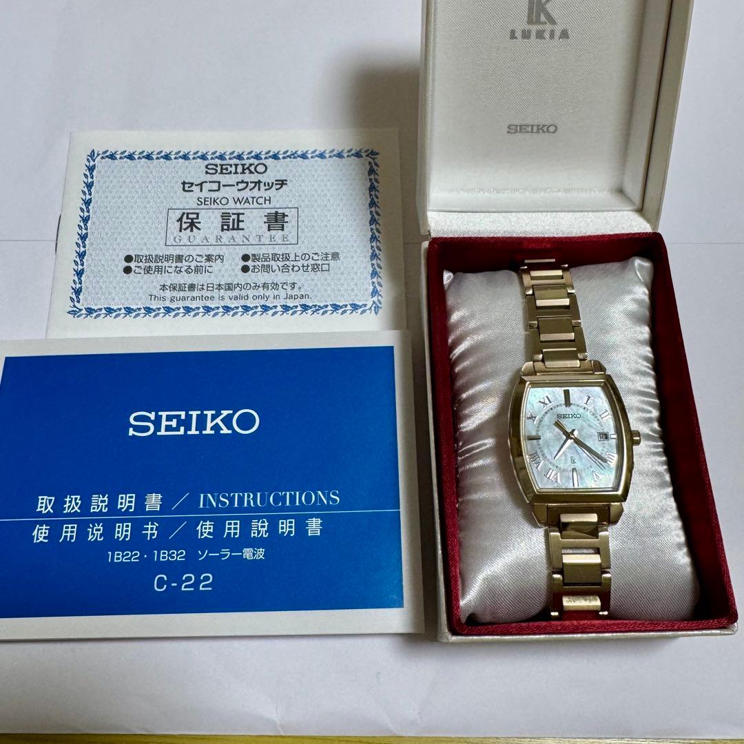 【SEIKO LUKIA】I Collection ソーラー腕時計