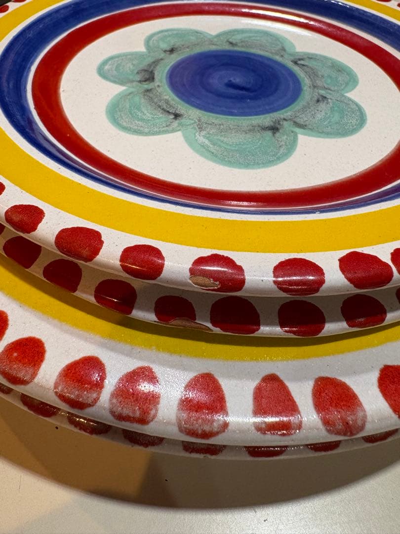 イタリア製★アンティークDesimone ディナープレートセット