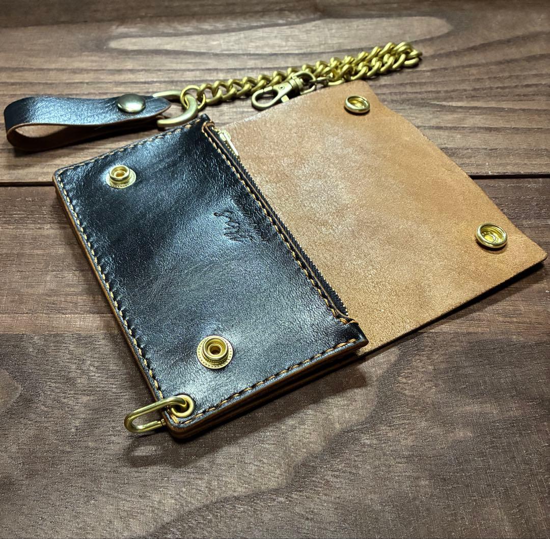 本革ミドルトラッカーウォレット