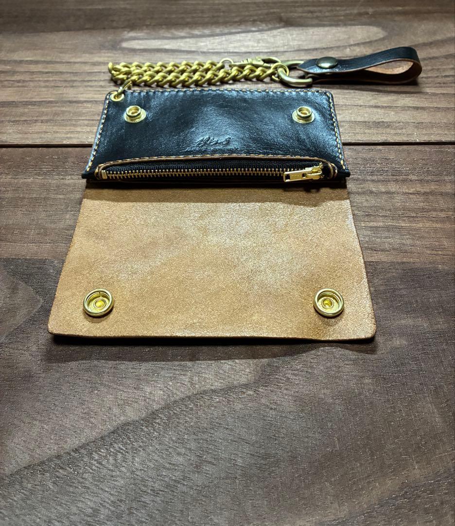 本革ミドルトラッカーウォレット