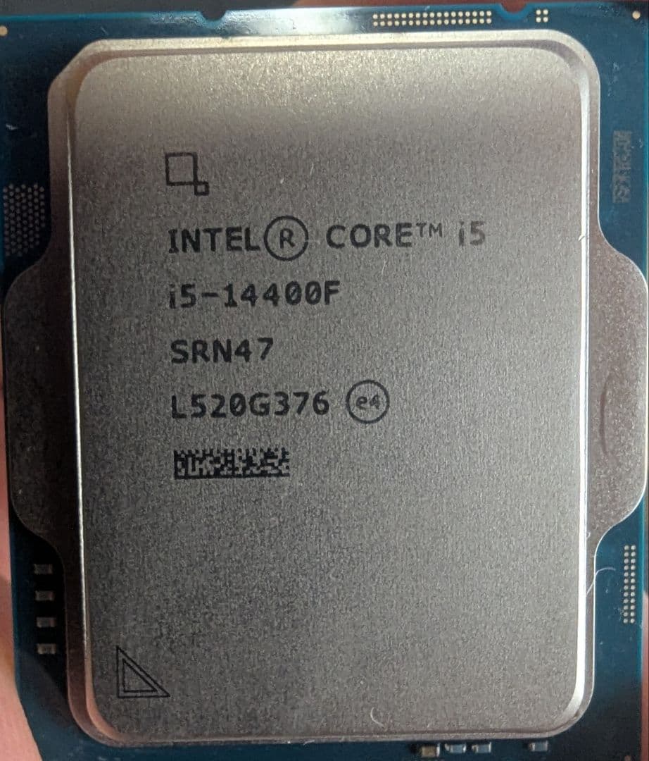 Intel Core i5-14400F 14世代 CPU　ほぼ新品