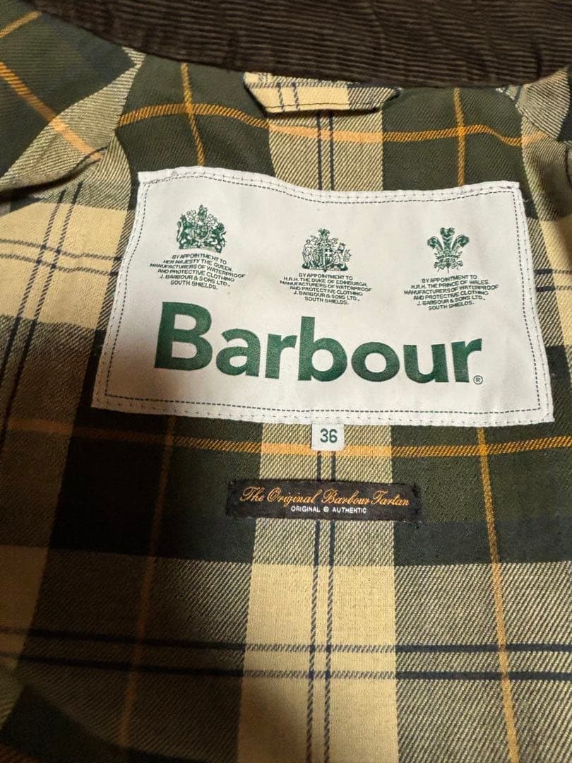 Barbour レディース36 ミドル丈